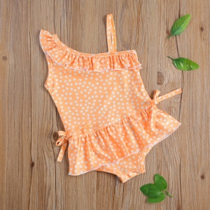Costum de baie Galben cu buline Drool