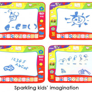 Covoras pentru desenat cu creion magic, pe baza de apa (Dimensiune: 29x45 cm) - Img 5