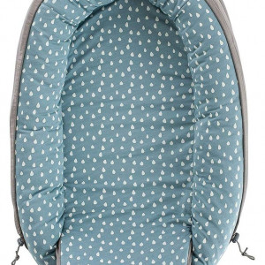 Cuib pentru bebelusi Drops Ocean Blue - Img 2