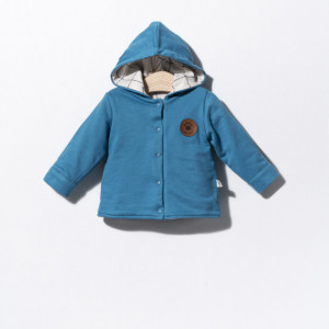 Jacheta cu urechiuse pentru copii Dogs, Tongs baby (Culoare: Mustar, Marime: 9-12 luni) - Img 3