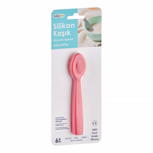 Lingurita din silicon BabyJem (Culoare: Roz) - Img 4