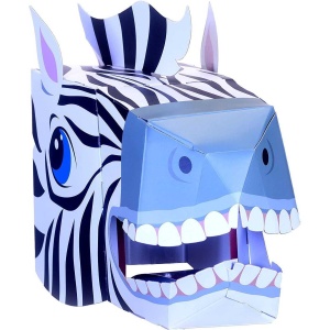 Masca 3D Zebra Fiesta Crafts FCT-3053 - Img 3