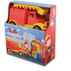 Masina pompieri 30 cm cu 36 piese constructie, in cutie Ucar Toys UC102 - Img 6