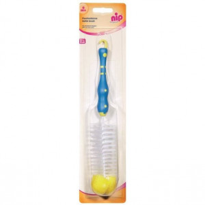 Perie pentru biberoane cu maner antialunecare, 0+ luni, nip 37010 - Img 4
