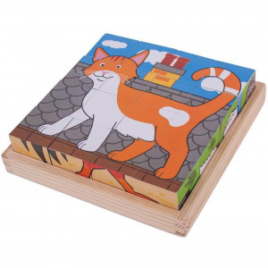 Puzzle cubic - Animalute de la ferma - Img 4
