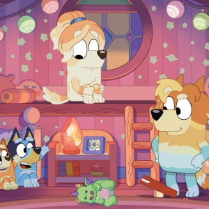 Puzzle de colorat - Bluey si ora de povesti (24 piese) - Img 2