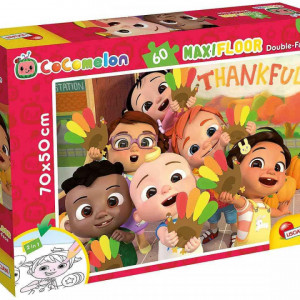 Puzzle de colorat maxi - Cocomelon si prietenii (60 piese)