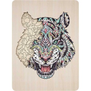 Puzzle Lemn Tigru, 135 piese, 30x22.5 cm Grafix GR400062 - Img 7