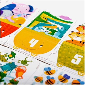 Puzzle Trenuletul cifrelor, 30 piese, 135 x 23 cm Mimorello EK6670 - Img 3