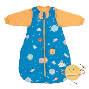 Sac de dormit cu maneca lunga detasabila Space 80 cm 2.5 Tog