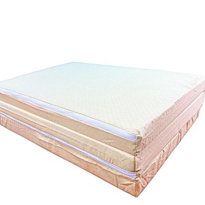 Saltea Pliabila Spuma Poliuretanica 120x60x5 cm - Galbena - Img 2