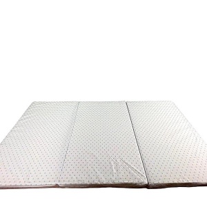 Saltea Pliabila Spuma Poliuretanica 120x60x5 cm - Light Blue Dots - Img 2