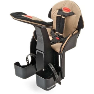 Scaun bicicleta copii Deluxe, Pozitie montare Centru, 15 Kg si Casca Protectie XS 44-48 Penguin WeeRide WR03SKPG - Img 3
