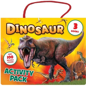 Set carti de colorat cu stickere Dinozaur Activity Pack Alligator AB3154DISAP2