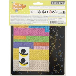 Set creativ Mozaic Buline Holografice Paste 22 x 18 cm Grafix GR810040