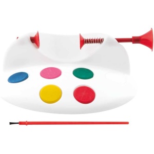 Set creativ pentru pictura pe oua Paste format din suport, acuarele si pensula Grafix GR810033 - Img 4