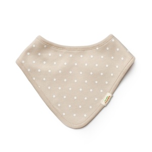 Set de 3 bavete pentru nou nascut, 100% bumbac organic, TeddyBear, BabyCosy - Img 3