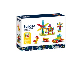 Set de constructie STEAM - Fun Blocks (78 piese) - Img 2