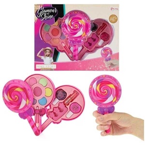 Set Machiaj Copii in Cutie in Forma de Acadea Roz Toi-Toys TT45044A - Img 2