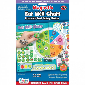 Set magnetic Mananca sanatos - Eat Well Chart Fiesta Crafts FCT-2946 - Img 1