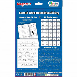 Set magnetic - Primele cuvinte in limba Engleza, prescolari Fiesta Crafts FCT-2536 - Img 2