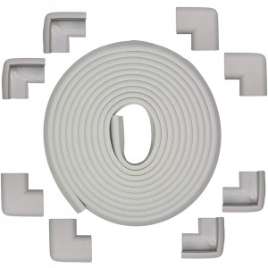 Set Rola protectie multifunctionala XXL de 6m si 8 aparatori moi pentru colturi Bambinice BN008 - Img 4