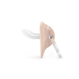 Suzeta anatomica din silicon, 2 buc 0-6 luni piersica Dreams - Img 2