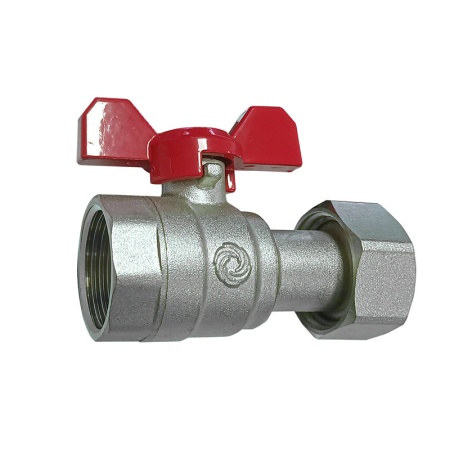 Robinet drept KOPH 1/2" cu olandez, nr. 2, maner fluture