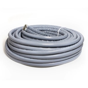 Pachet 10 m teava flexibila inox, dublu izolata, cu fir, DN16, 3/4" - Img 1