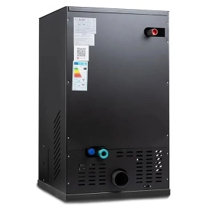 Pachet centrala peleti KOPH PM 35 KW, 230 mp, buncar peleti 80 kg, diametru cos fum ⌀100 mm, pompa recirculare si vas expansiune incorporate, Termostat inteligent KOPH I302, Grup de siguranta, Aspirator cenusa - Img 2