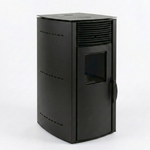 Soba pe peleti KOPH PD 10 kW, cu aer cald, buncar peleti 12 kg, 60 mp, Negru - Img 3