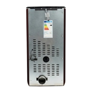 Pachet soba pe peleti KOPH PD 10 kW, cu aer cald, buncar peleti 12 kg, 60 mp, Negru - Img 5