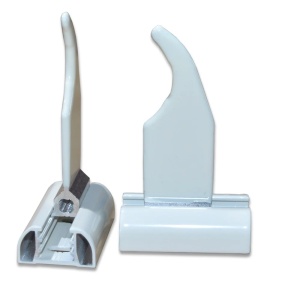 Set 2 console reglabile fixare radiator aluminiu, 5 x 9 cm, KOPH