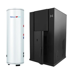 Pachet centrala peleti KOPH PM 35 KW, 230 mp, buncar peleti 80 kg, diametru cos fum ⌀100 mm, pompa recirculare , vas expansiune incorporate si boiler stativ cu serpentina marita 2 in 1 ACM & Buffer, Dotels