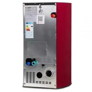 Pachet termosemineu cu peleti KOPH PM 18 kW, 120 mp, buncar 15 kg, diametru cos fum ⌀80 mm, pompa recirculare si vas expansiune incorporate, Bordo, Grup siguranta, Filtru Y si Boiler termoelectric Ariston 100 litri - Img 4