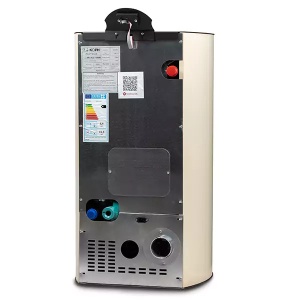 Pachet termosemineu cu peleti KOPH PM 18 kW, buncar 15 kg, pompa recirculare si vas expansiune incorporate, Crem