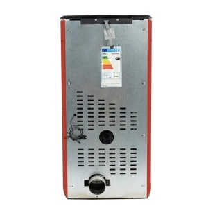 Soba pe peleti KOPH PD 10 kW, cu aer cald, buncar peleti 12 kg, 60 mp, Bordo - Img 4
