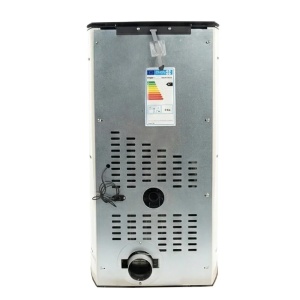 Soba pe peleti KOPH PD 8 kW, cu aer cald, buncar peleti 8 kg, 50 mp, Crem - Img 6