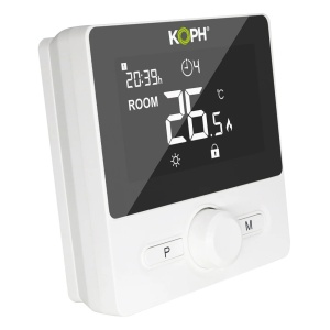 Termostat inteligent KOPH WT-25 pentru centrale termice, WIFI, control prin aplicatie, montaj pe perete sau birou, Alb - Img 2