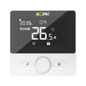Termostat inteligent KOPH WT-25 pentru centrale termice, WIFI, control prin aplicatie, montaj pe perete sau birou, Alb - Img 3