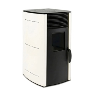 Pachet soba pe peleti KOPH PD 8 kW, cu aer cald, buncar peleti 8 kg, 50 mp, Crem - Img 6