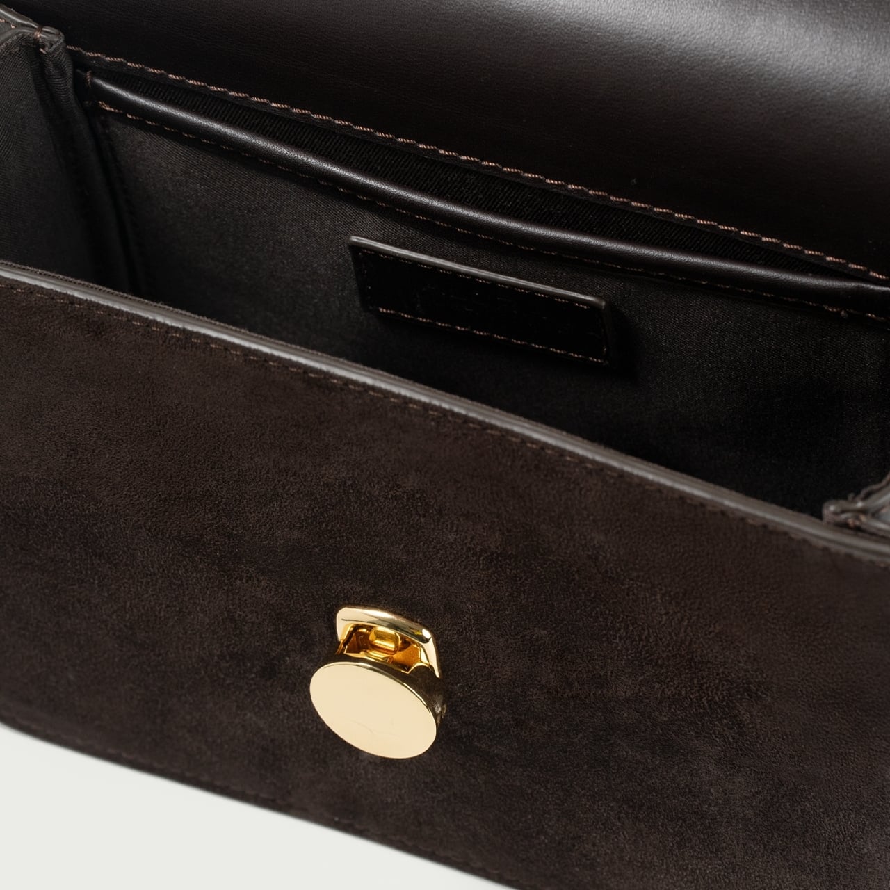 Geantă maro ciocolatiu Arco din piele naturală - Img 5