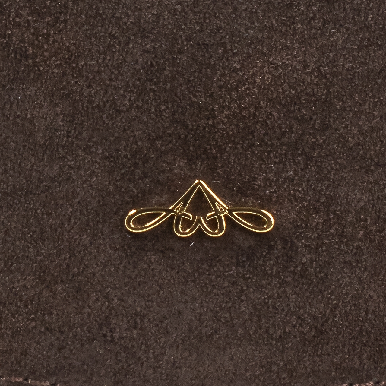 Geantă maro ciocolatiu Siena petite din piele întoarsă naturală - Img 4