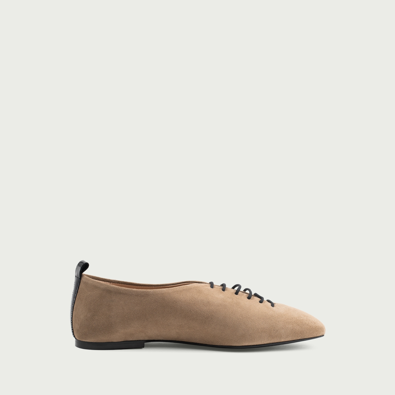 Pantofi casual damă grej Raisa din piele întoarsǎ naturală - Img 3