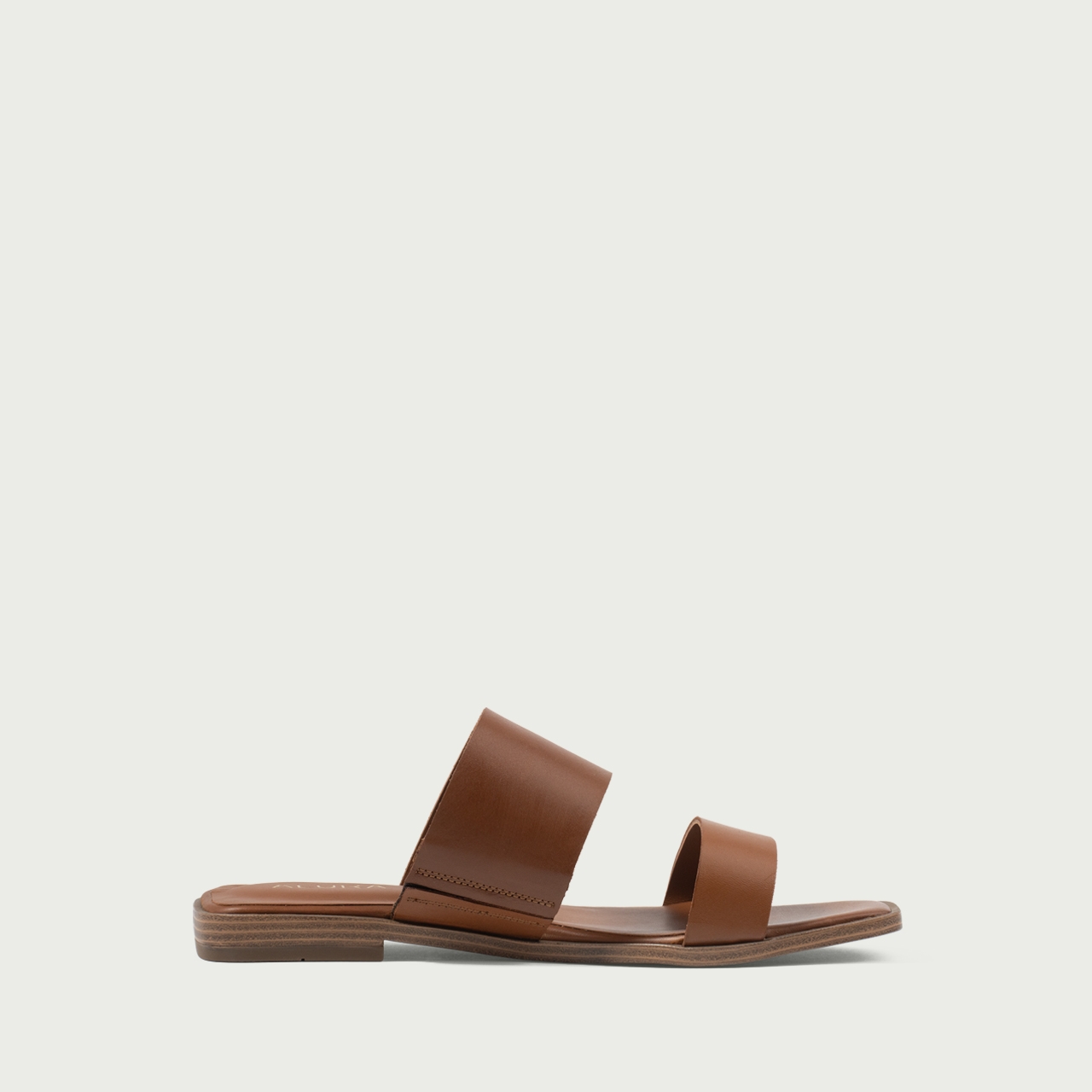 Papuci damă camel Isolda din piele naturală - Img 3