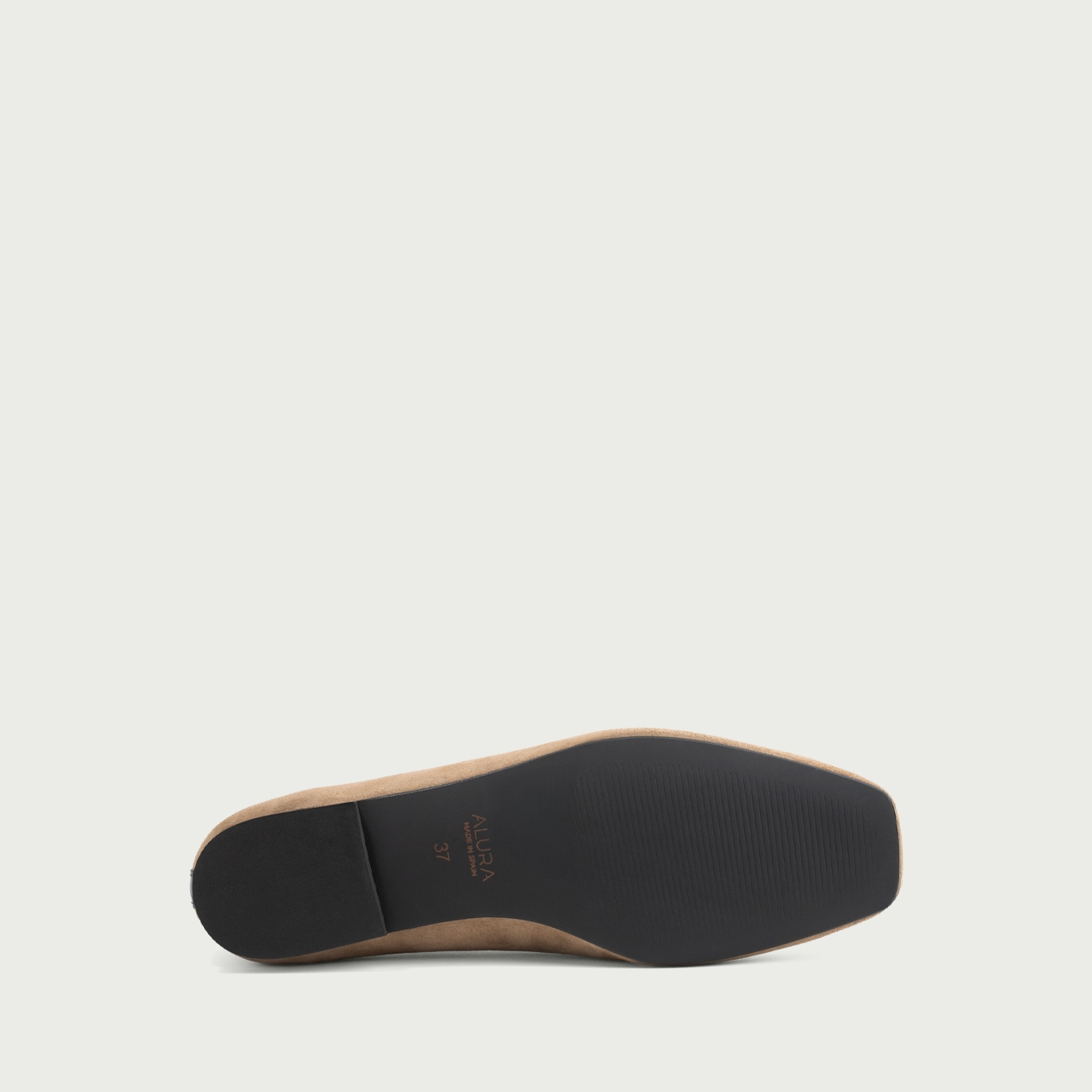Pantofi casual damă grej Raisa din piele întoarsǎ naturală - Img 4