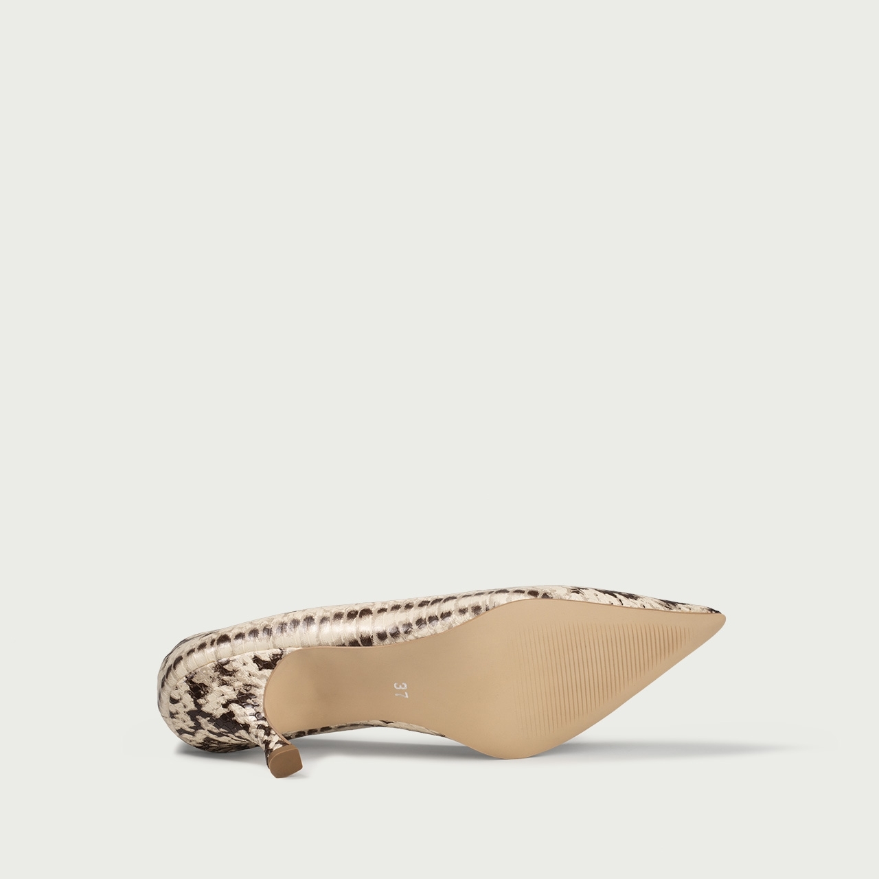 Pantofi stiletto snake print Lisette din piele naturalǎ - Img 6