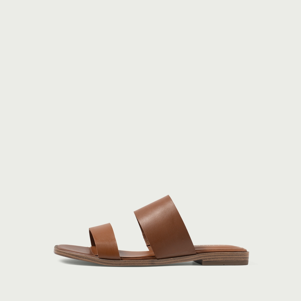 Papuci damă camel Isolda din piele naturală - Img 1