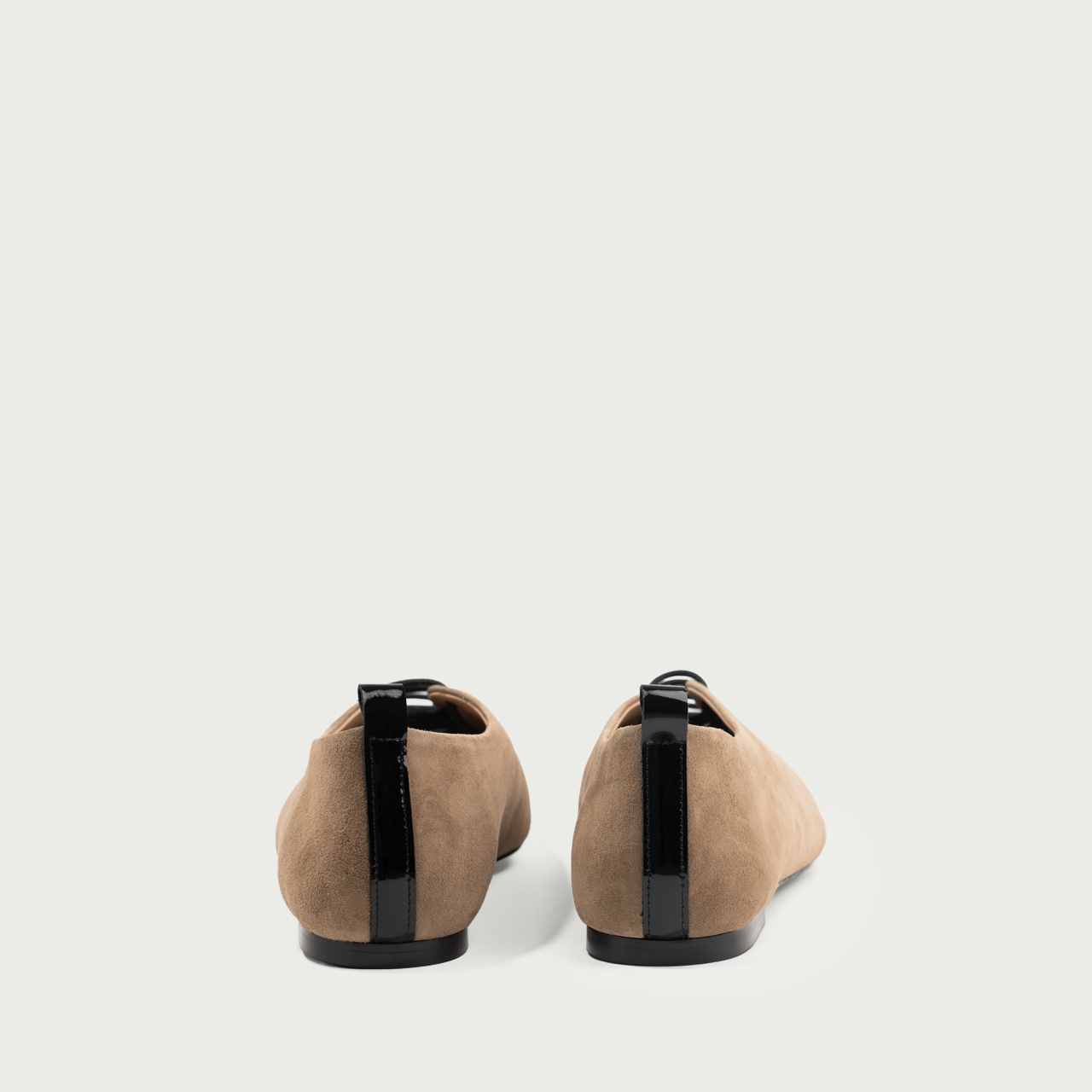 Pantofi casual damă grej Raisa din piele întoarsǎ naturală - Img 5
