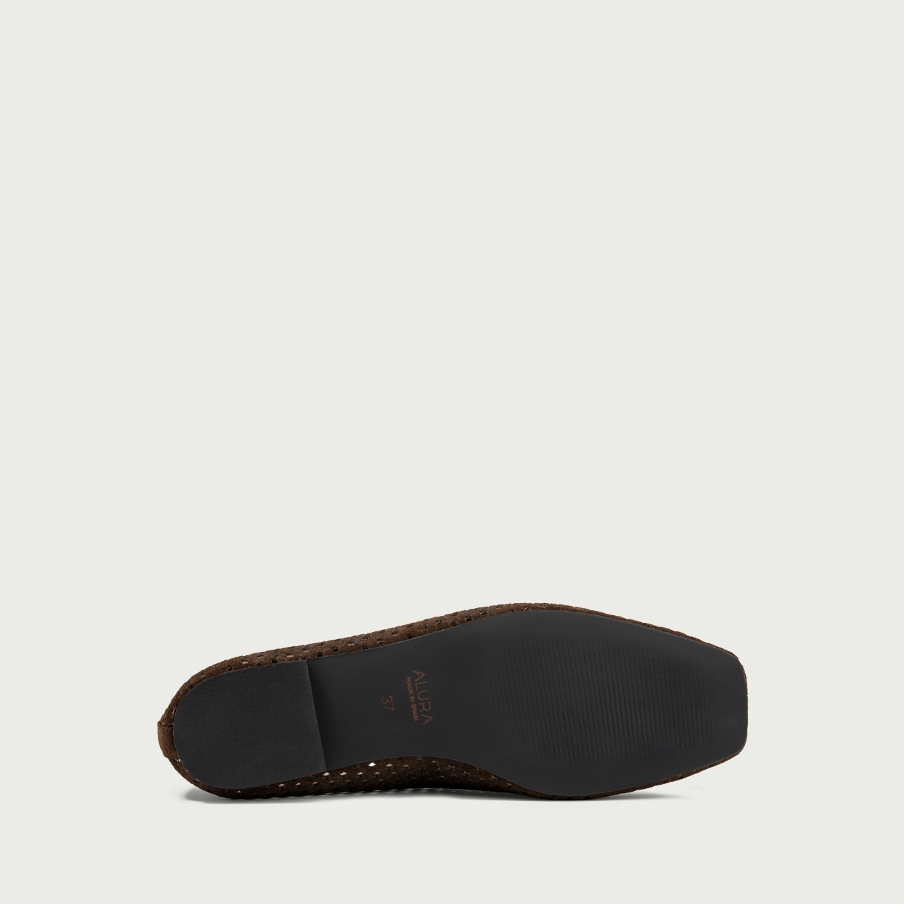 Pantofi casual damă maro ciocolatiu Raisa din piele întoarsǎ naturală - Img 7